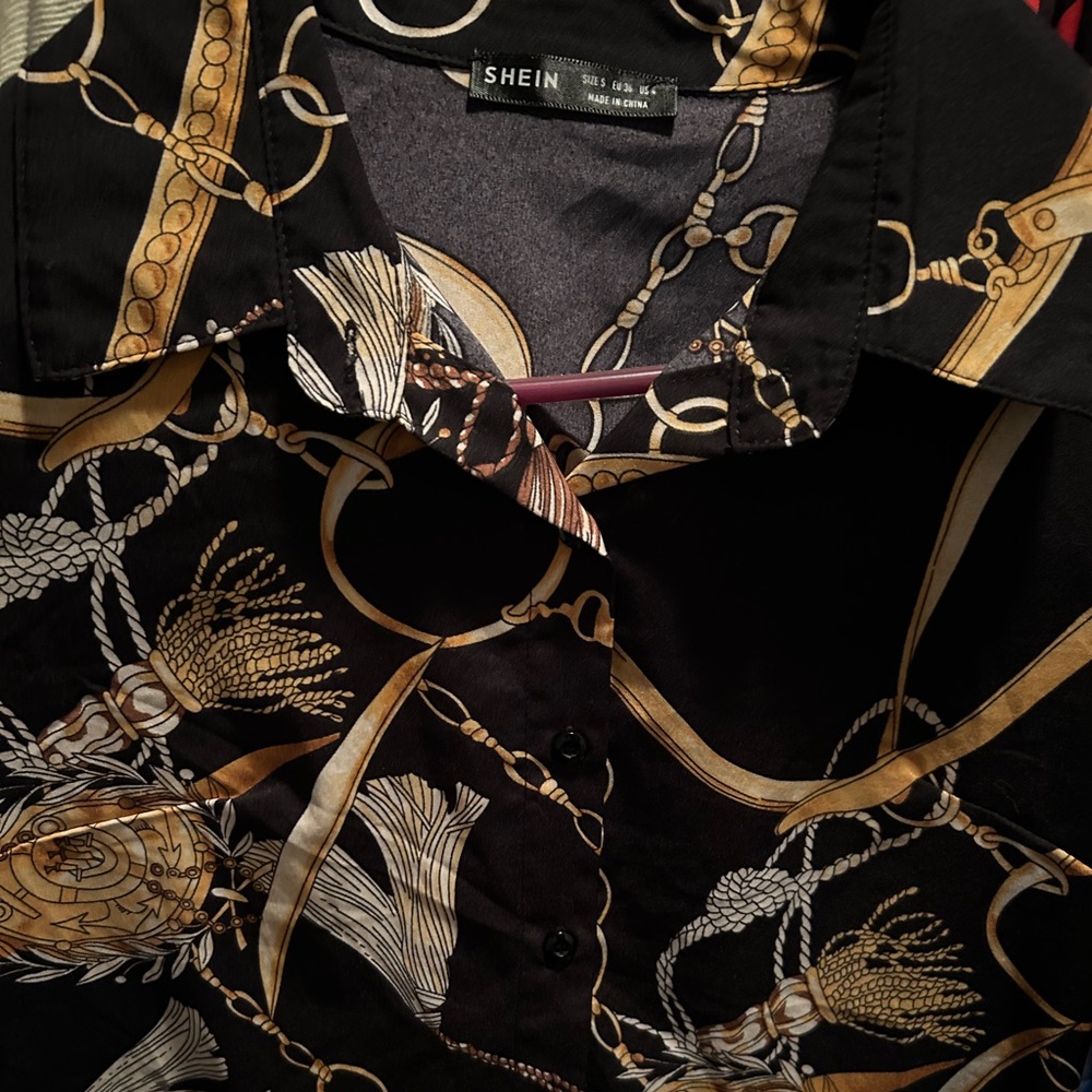 SHEIN chain link shirt